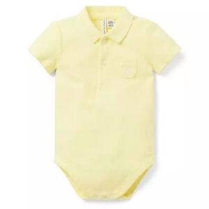 Janie and Jack Yellow Baby Onesie